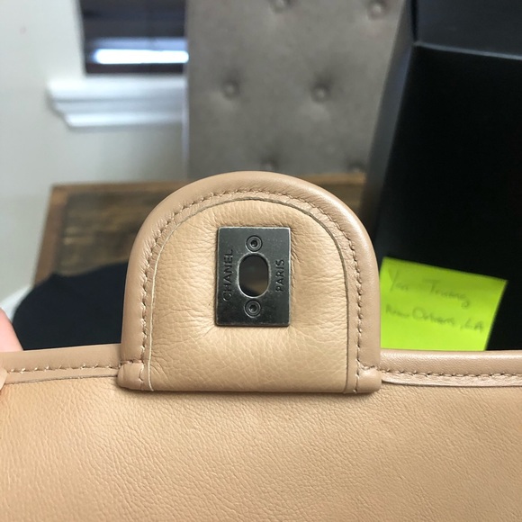 Chanel French Rivera tan/beige medium purse - Picture 5 of 11